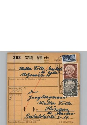 Eschede Landpoststempel