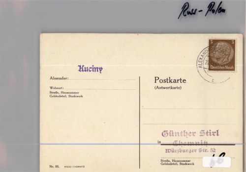 Alexandrow Landpoststempel