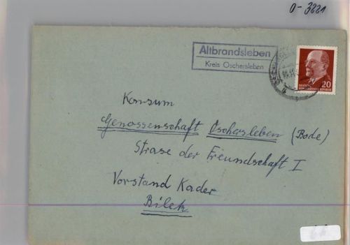 Altbrandsleben Landpoststempel
