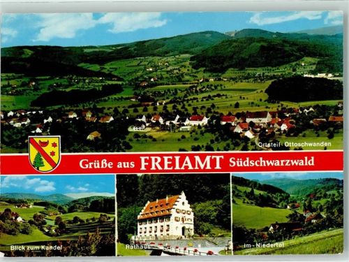 Freiamt Ortsteil Ottoschwanden Blick zum Kandel Rathaus Im Niedetal AKU2