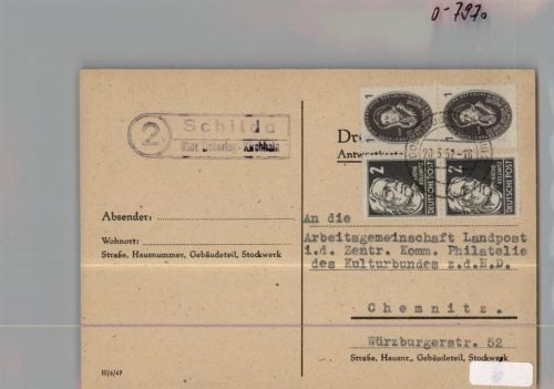 Schilda Landpoststempel