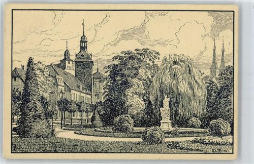 Cöthen Baum Denkmal Kirche