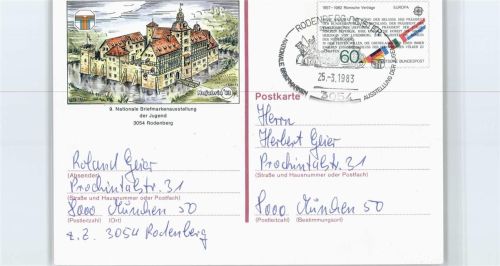 Rodenberg 9. Nationale Briefmarkenausstellung