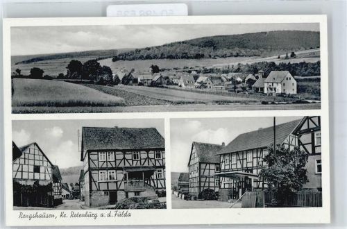 Rengshausen Feld Haus Baum Zaun