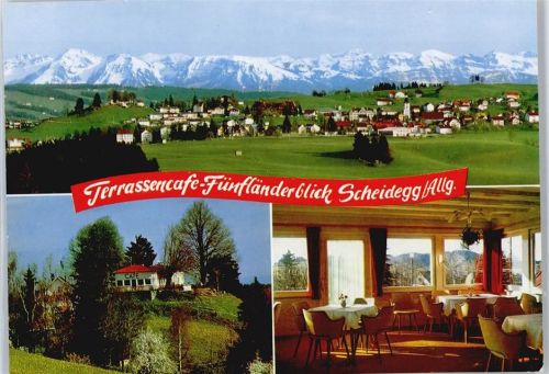 Scheidegg Café Fünfländerblick