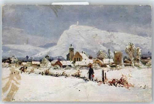 Künstler-Karte Winter