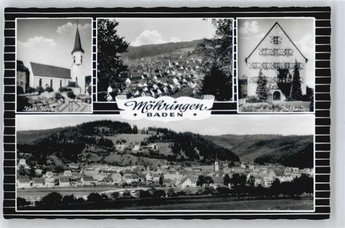 Möhringen Rathaus Kath. Kirche