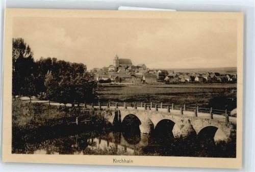 Kirchhain Brücke, Fluss, Stadt