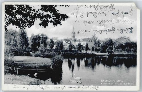 Rastenburg Kirche, Teich