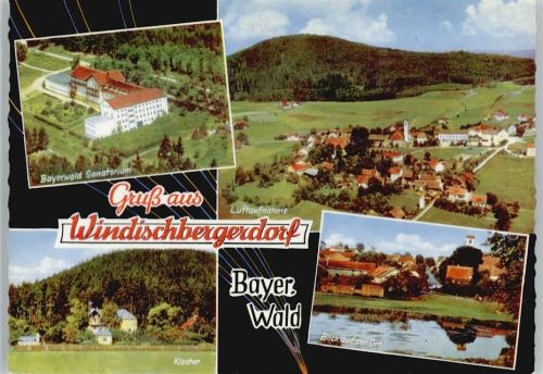 Windischbergerdorf Bayerwald Sanatorium, Kloster, Luftaufnahme
