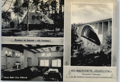 Hermsdorf HO Raststätte Teufelstal