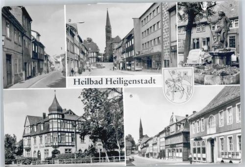 Heilbad Heiligenstadt Windische Gasse, Karl-Marx-Straße, Brunnen, Hotel Traube AKU1