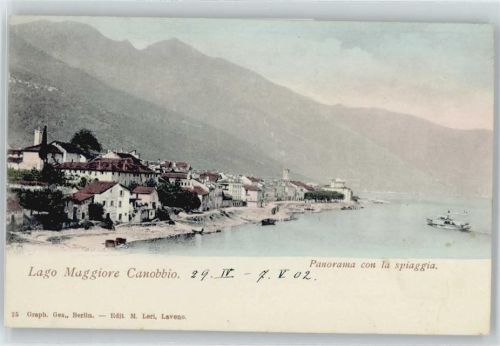 Cannobio Berg Panorama See