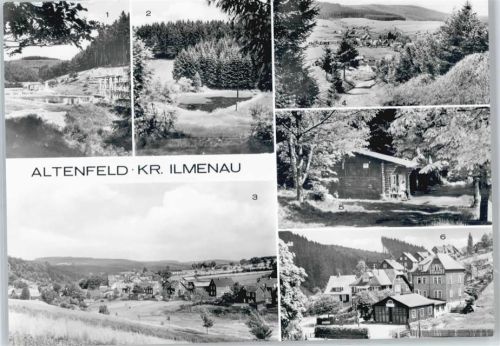 Altenfeld Schwimmbad, Hirschtaler Teich, Teilansicht, Haube, Diana-Hütte, Schmelzhütte AKU2