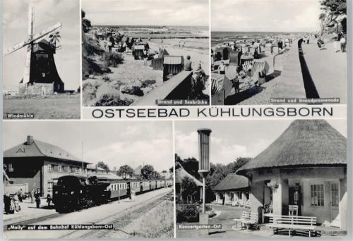 Kühlungsborn Windmühle, Molly, Bahnhof, Konzertgarten,Strand