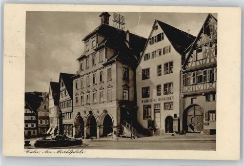 Calw Marktplatz, Brunnen