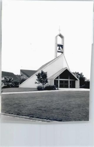 Heide Foto mit Negativ, Kirche