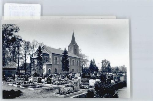 Wettmar Foto mit Negativ, Kirche, Friedhof