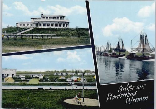 Wremen Strandhalle, Campingplatz, Hafen