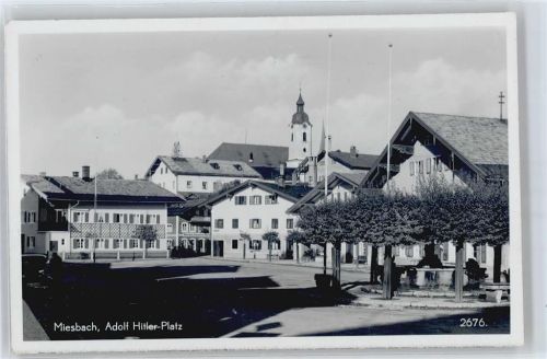 Miesbach Adolf Hitler Platz WK II