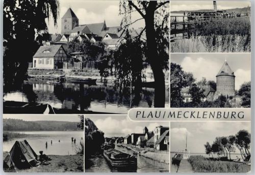 Plau Turm, Kanal, TEilansicht
