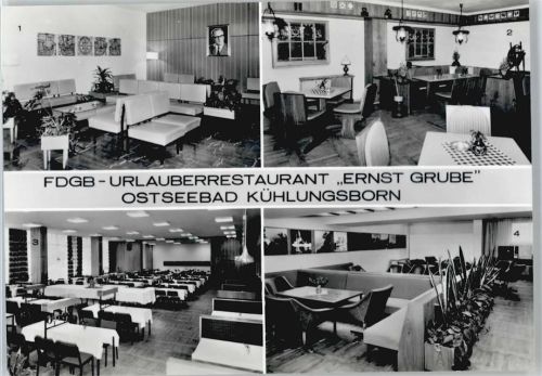 Kühlungsborn FDGB-Urlauber-Restaurant Ernst Grube