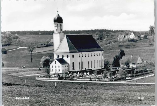 88430 W7956 Rot an der Rot - Kirche, Friedhof