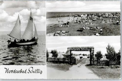 26434 W2942 Schillig - Schiff, Strand, Zeltplatz Schillig