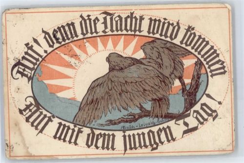 Adler , Jungmänner Bund Werbetag , Marke entfernt