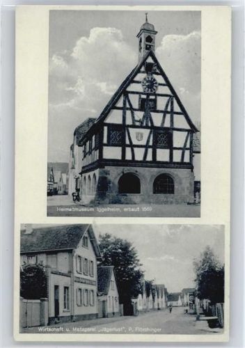 Böhl-Iggelheim Heimatmuseum, Wirtschaft u. Metzgerei Jägerfürst, P. Flörchinger