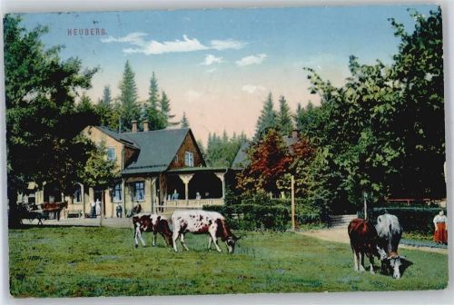 Gotha Heuberg , Kuhweide , Marke entfernt