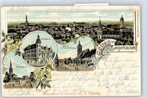 Sangerhausen Ulrichsplatz , Kreishaus