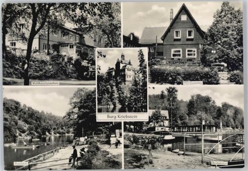 Kriebstein Waldhaus Lauenhain , Bootstation , HO Gaststätte AKU2