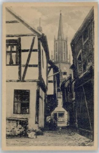 Rathenow Durchblick zur Kirche