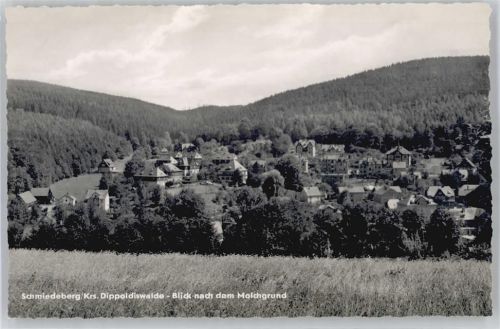 Schmiedeberg Blick nach dem Molchgrund