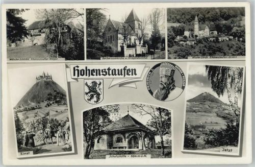 Hohenstaufen Wäscher-Schlößle Barbarossakirche Kriegerdenkmal Kloster Lorch Schutzhütte