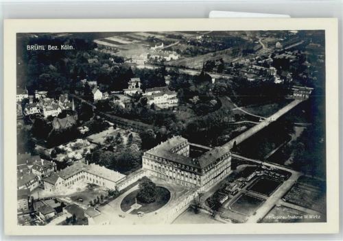 Brühl 1930 Schloß Fliegeraufnahme