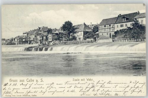 Calbe Saale Wehr