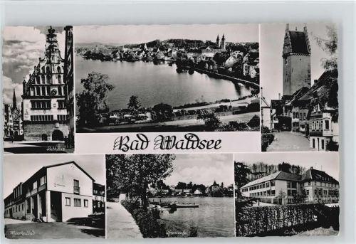 Bad Waldsee Rathaus Moorheilbad Uferstr. Wurzacher Tor Landwirtschaftsschule