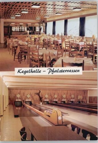 Haßloch Kegelhalle Pfalzterrassen Innenaufnahme