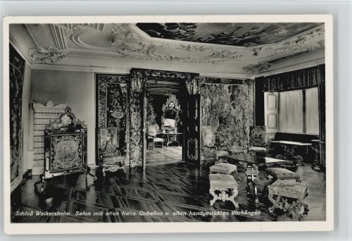 Weikersheim Schloß Innenansicht Salon