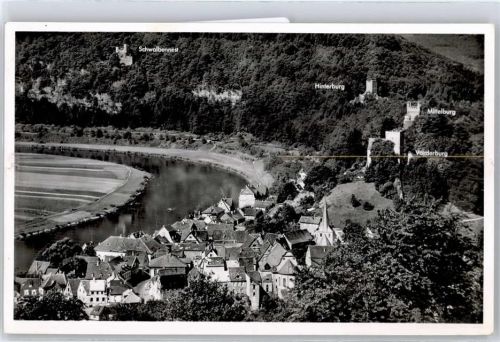 Neckarsteinach Schwalbennest, Hinterburg, Mittelburg, Vorderburg