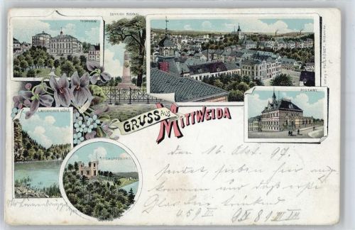 Mittweida Technikum, Seyrich-Denkmal, Postamt, Lauenheiner Mühle, Zschopauburg