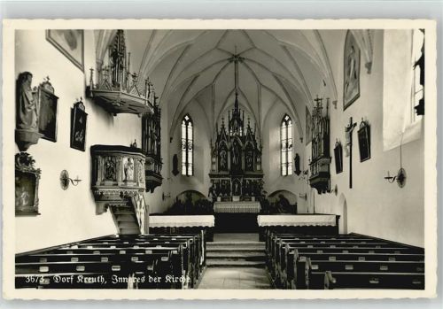 Kreuth Kirche Innenaufnahme