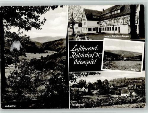 Reichshof Aubachtal Hotel Pension Jäger Alte Tal Teilansicht