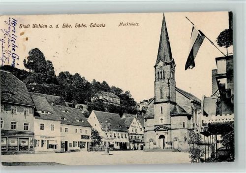 Wehlen Stadt Marktplatz