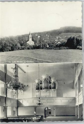 Crostau Luth. Kirche Silbermannorgel Innenaufnahme