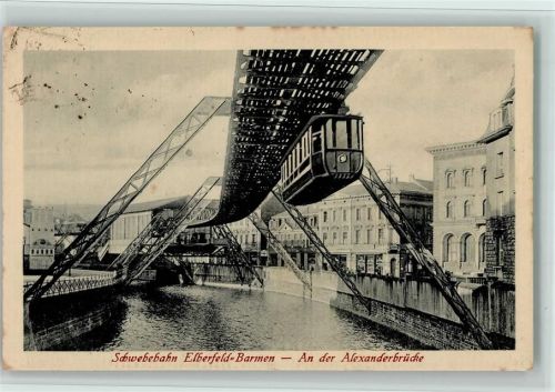 W5600 Elberfeld Schwebebahn Elberfeld-Barmen An der Alexanderbrücke Schwebebahn