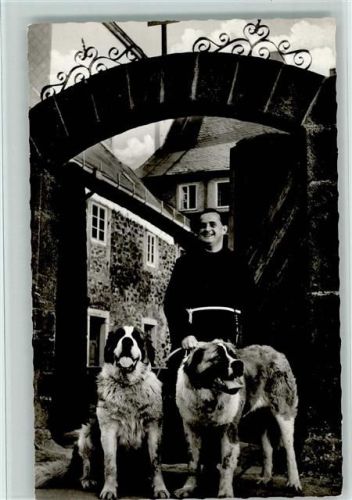 Kreuzberg Kloster Kreuzberg An der Klosterpforte Mönch Bernhardiener Schönes Deutschland Die Rhön