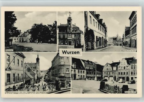 Wurzen Bahnhof Rathaus Albert-Kuntz-Straße Wenceslaigasse Platz der DSF